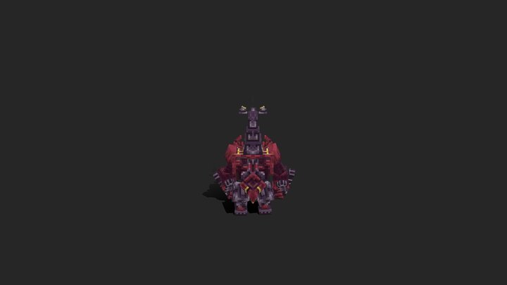 囘耦獸 3D Model