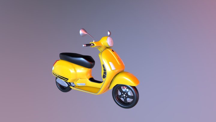 Vespa 3D Model