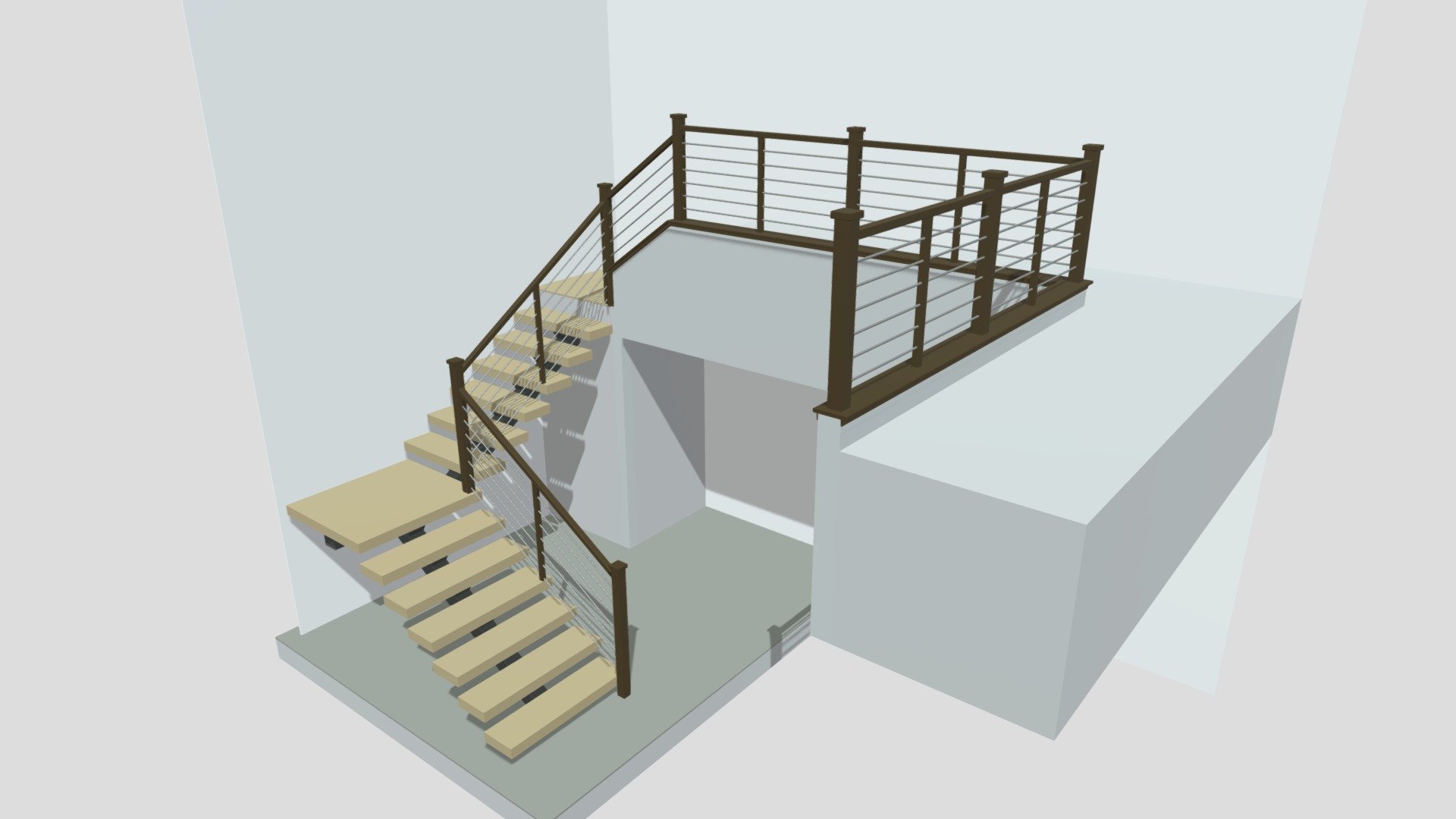 Main Stair Rail - Wasserburger