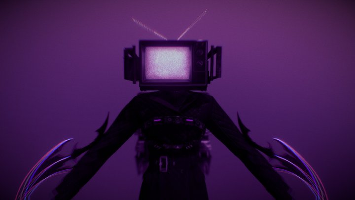 SI Tv Woman 3D Model