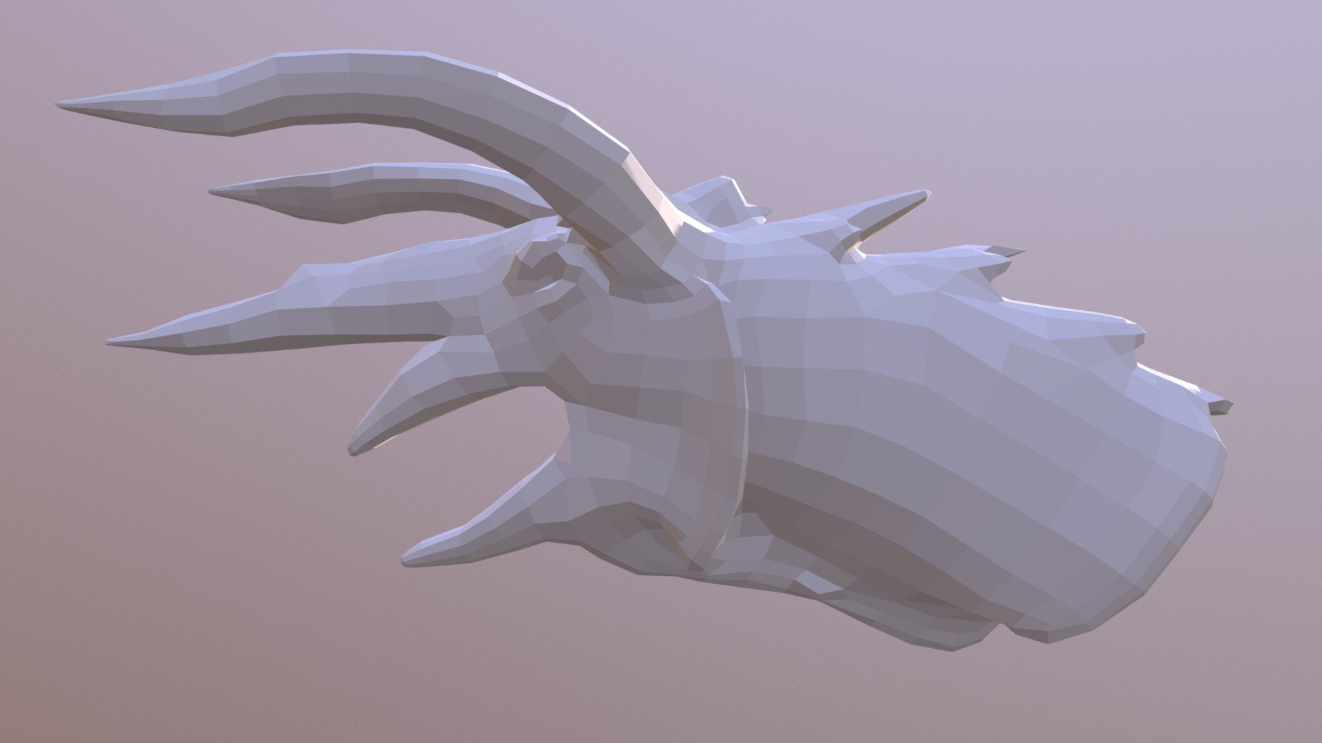 Dragon Head Base Mesh Download Free 3D model by