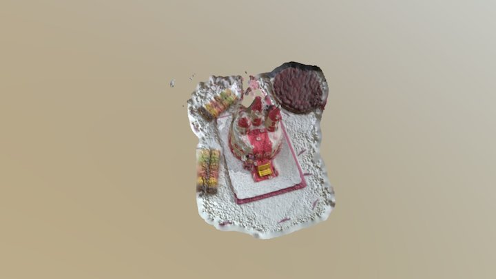 Capucine's cake 3D Model