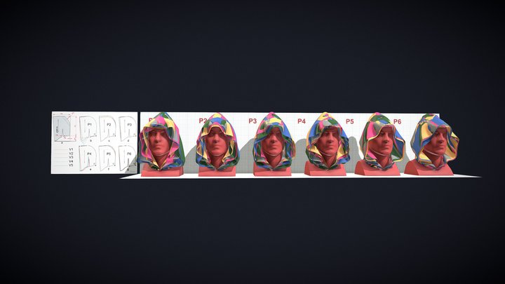 3D hood: Material 31 – Kostenloses 3D-Modell STL