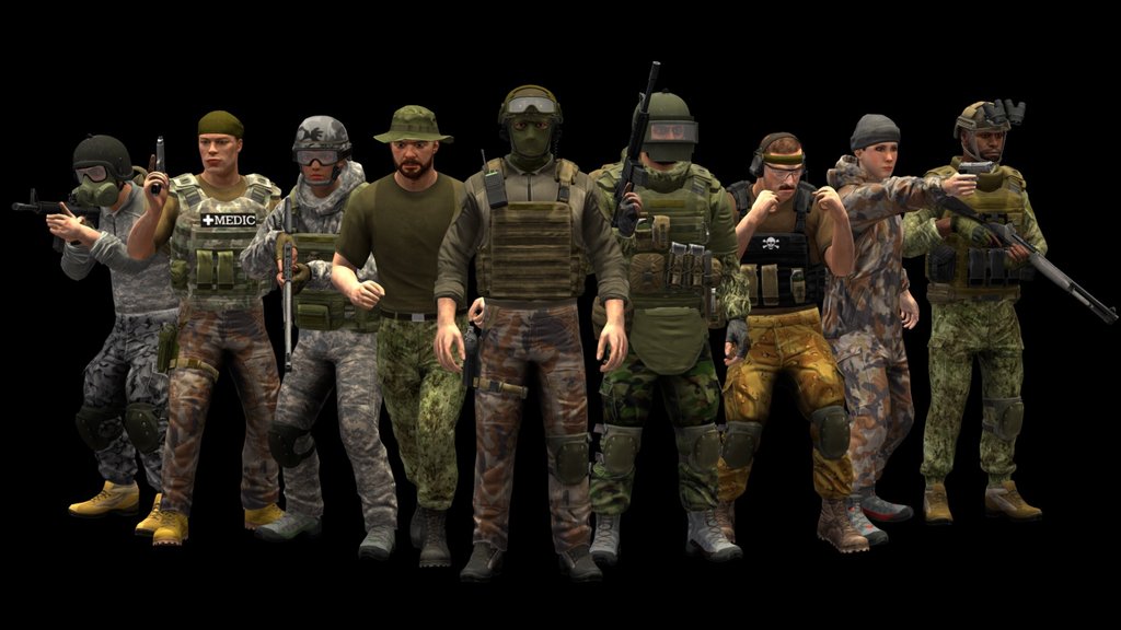 Мод под основу мода. CS 2 characters