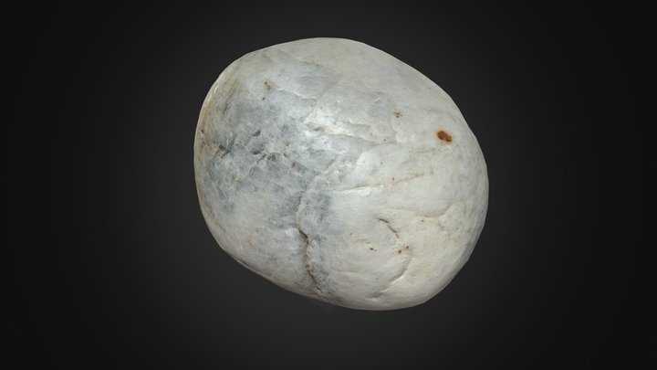 Rock Small Oval 03 3D Model