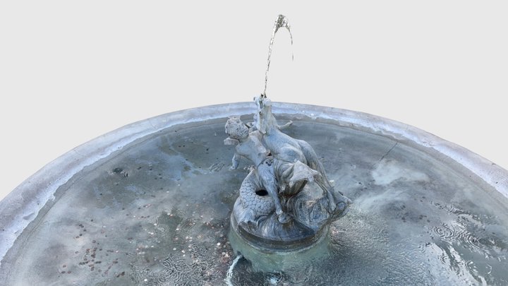Winchester Cherub Fountain 3D Model