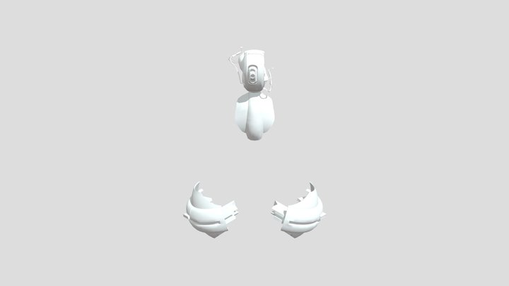 gLADOS head and hips 3D Model