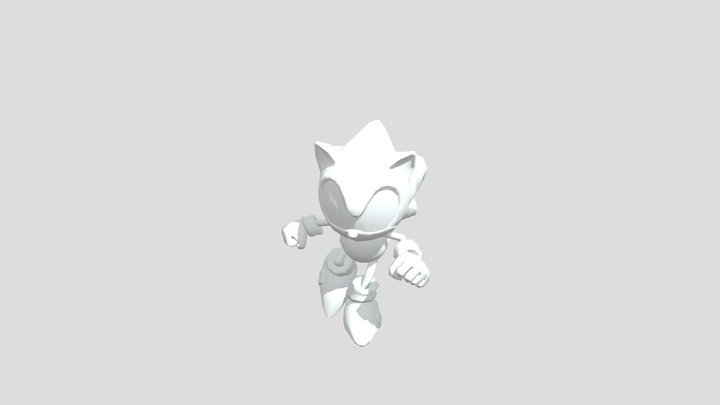 classic sonic (fully animated) 3D Model