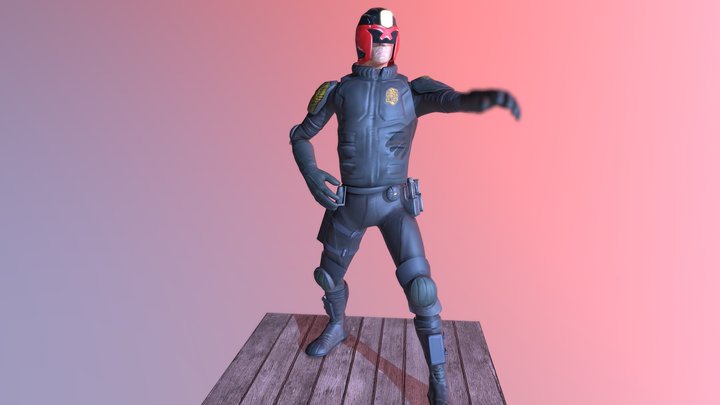 Jugde Dredd 3D Model