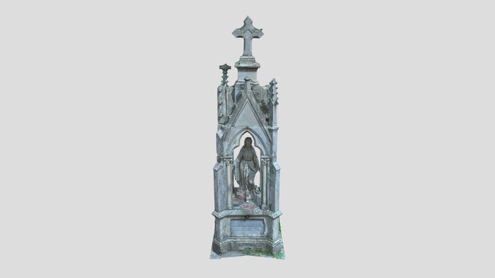 Cementry_memorial_ Lychakiv_Model_300k 3D Model