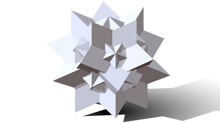 great stellated triacontahedron 3D Model