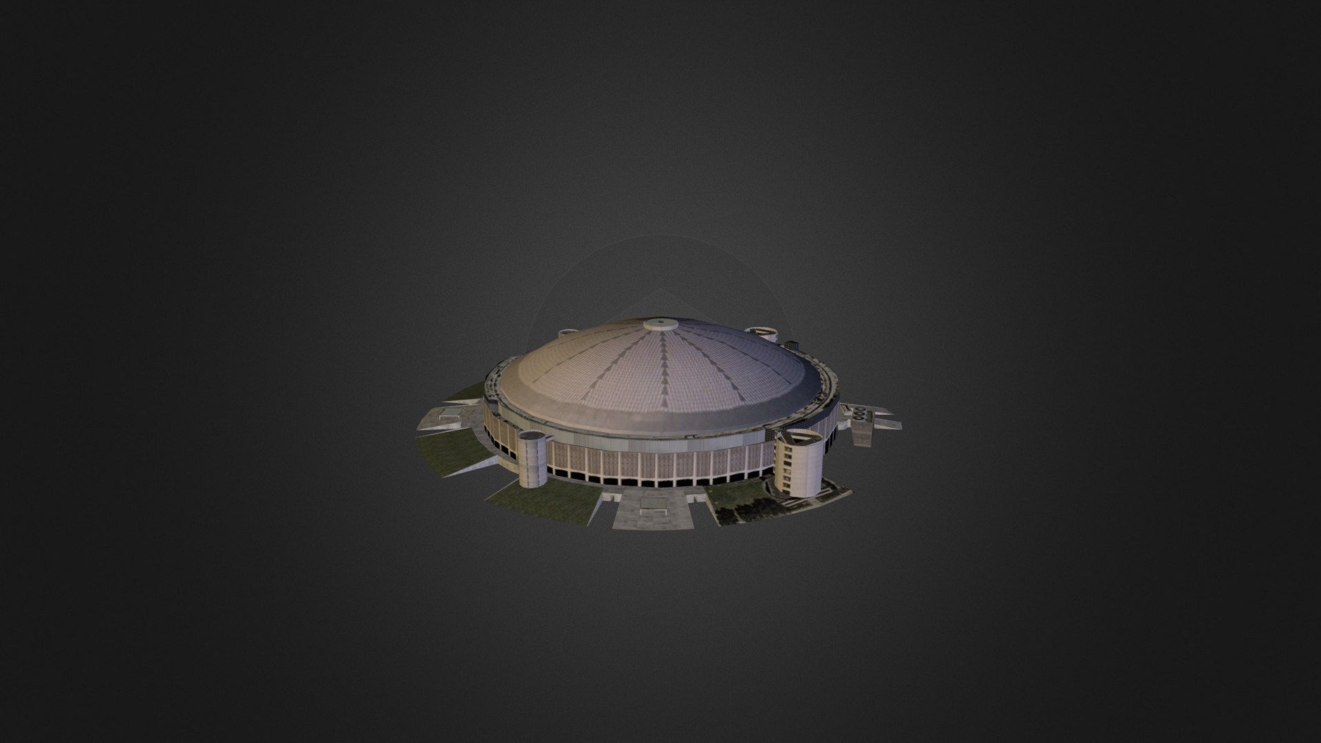 Astrodome 3D model - Architecture on 3DModels