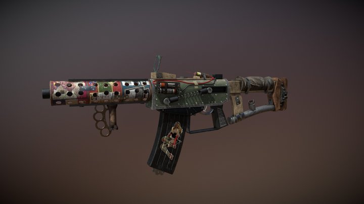 Junker Gun Variant Example 3D Model