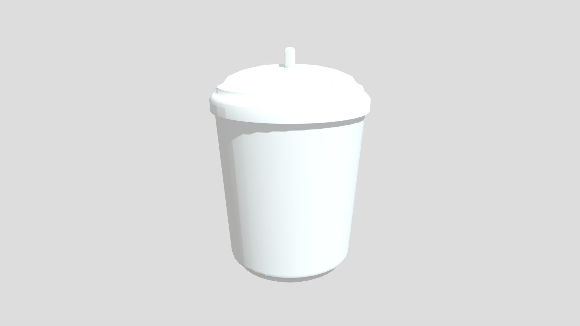 Metal Trashcan