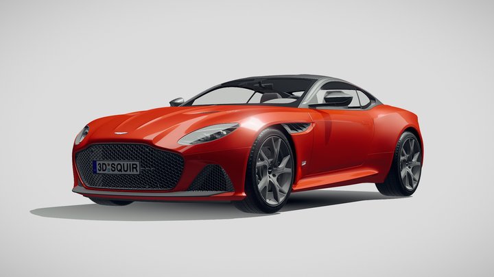 Aston Martin DBS Superleggera 2019 3D Model
