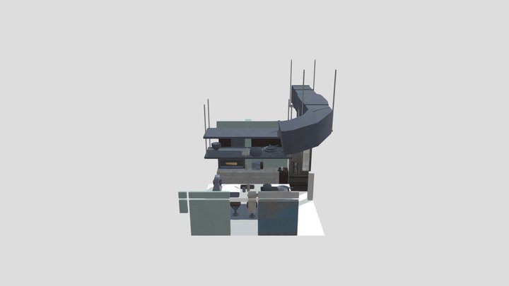 Korra_Kitchen_TexturePass_ 3D Model