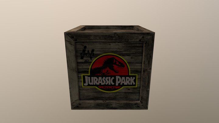 JP Crate 01 3D Model