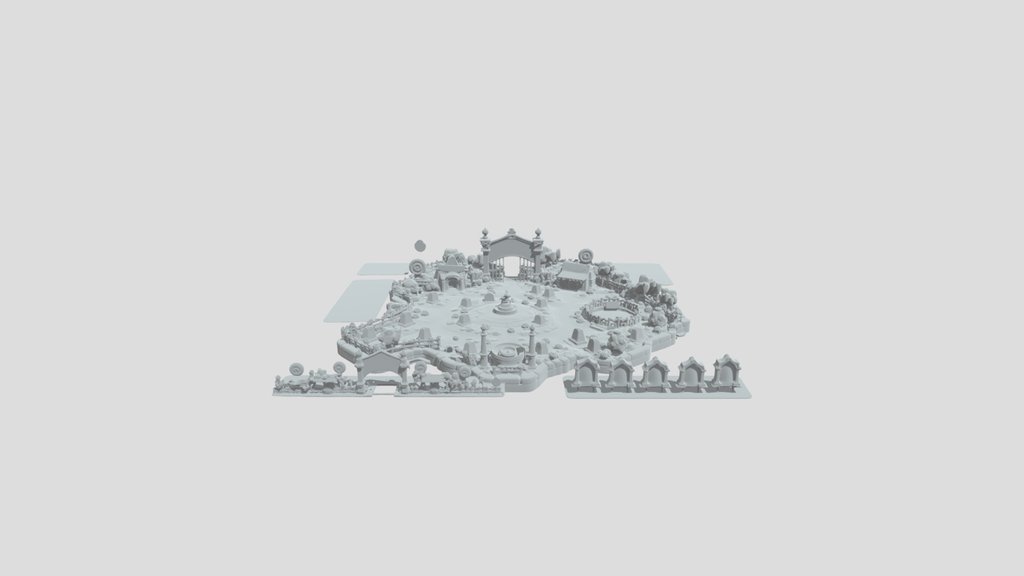 Candy Cemetery Layout Overview