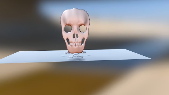 Mascara Caveira 3D Model