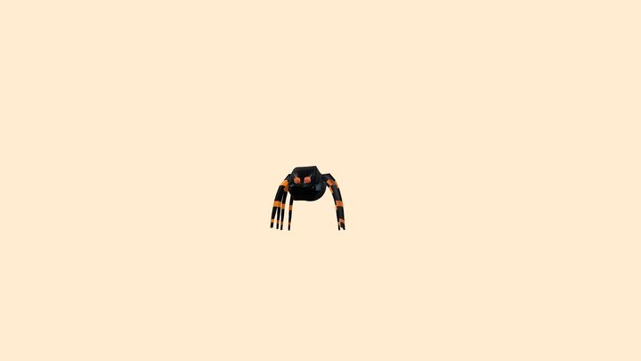 3D Robo Spider (check he's head!) 3D Model