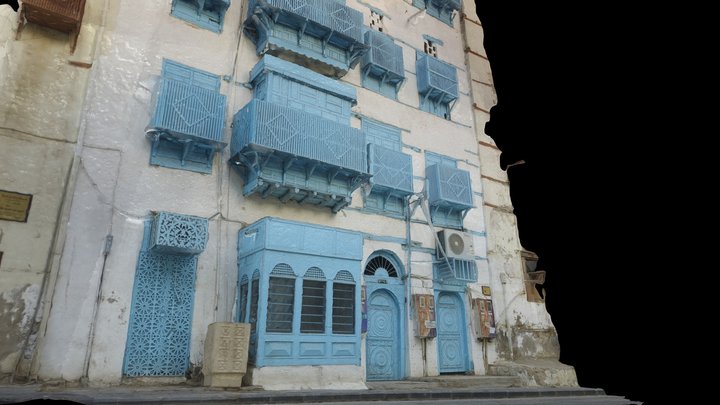 Blue House 3D Model