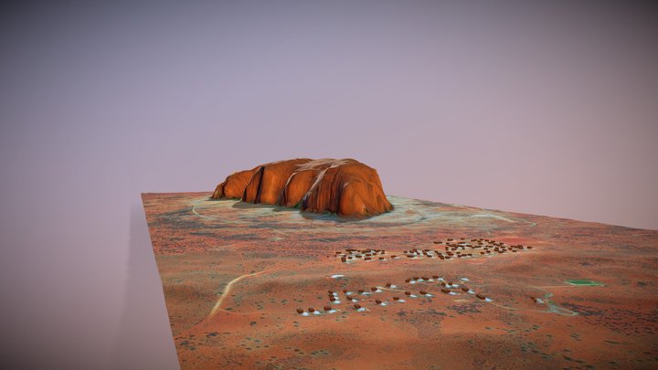 Uluru 3D Model