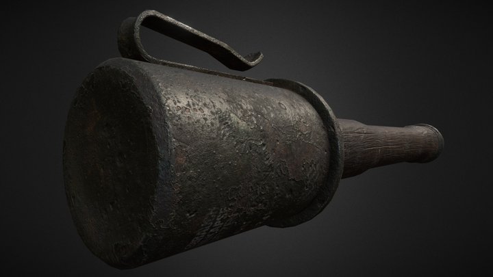 StielHandGranate 3D Model