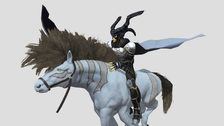 Final Fantasy VIII - Odin 3D Model