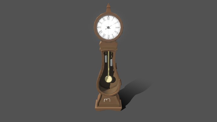 Clock_cartooon 3D Model