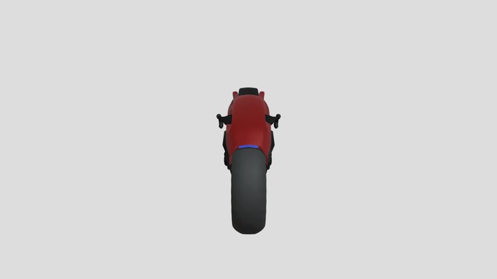 Amogelang Sci-fi Bike 3D Model