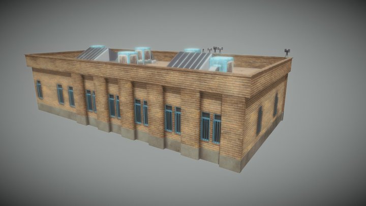 Background building 3D Model