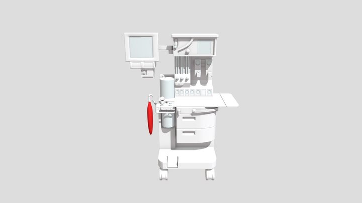 Anesthesia_Machine_FBX_Textures 3D Model