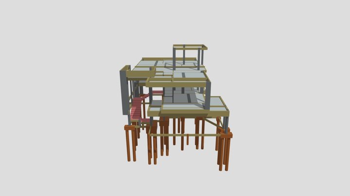 Projeto Estrutural Márcio de Azevedo - ProjCom 3D Model
