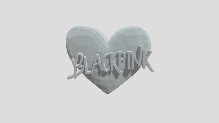 Blackpink Heart 3D Model