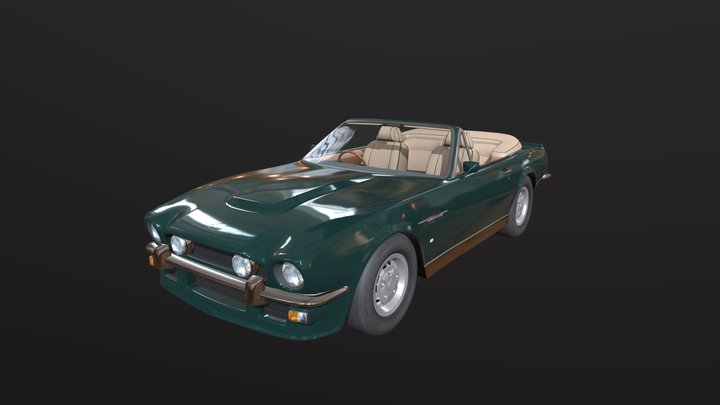Aston Martin V8 Vantage (80s) 3D Model