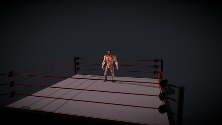 Zack Ryder - WWE 3D Model