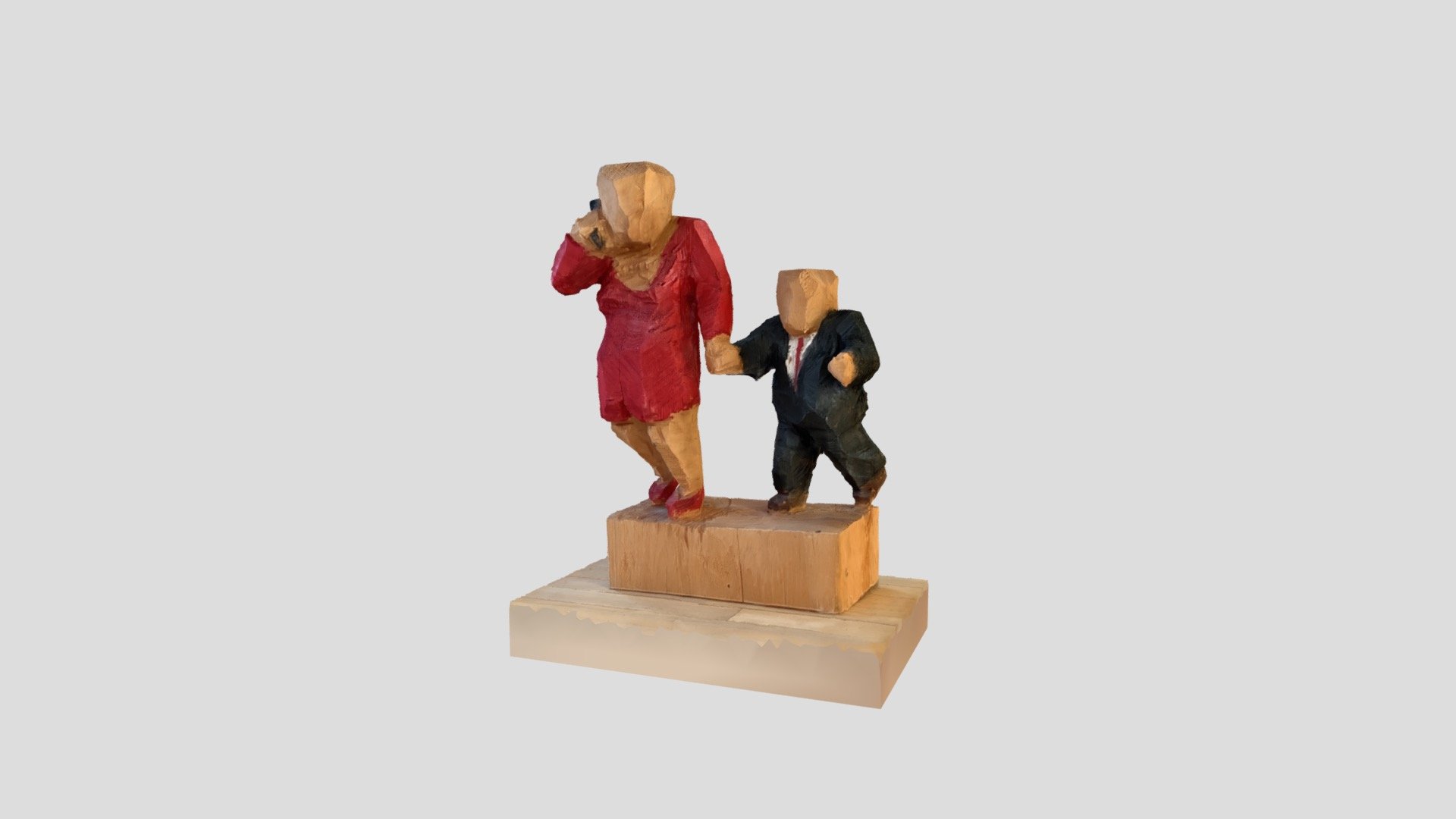 Wood sculpt „The only truth“