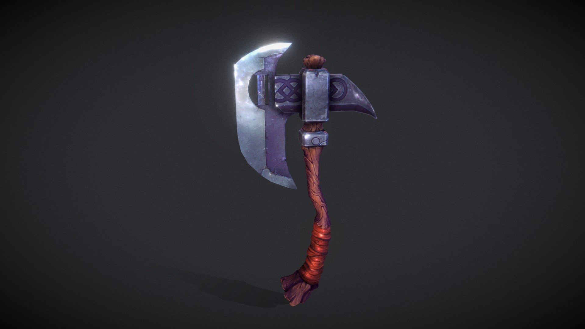 Dwarven Axe Handpaint 3D
