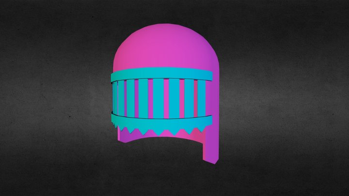 Judge Death Helmet 3D Model