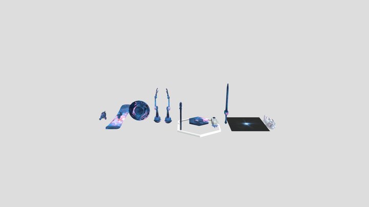 Animal Company Galaxy Items (UNRELEASED) 3D Model