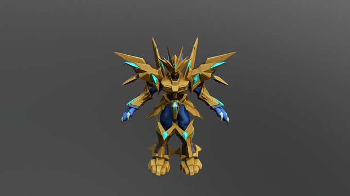 Magnamon X 3D Model
