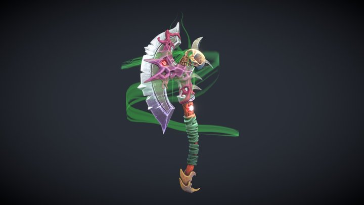 Stylized Axe 3D Model
