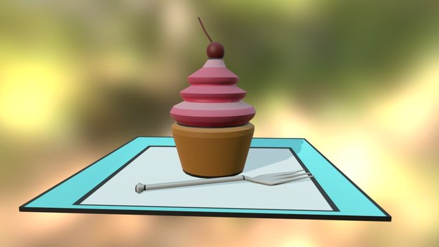Cupcake 3D Model