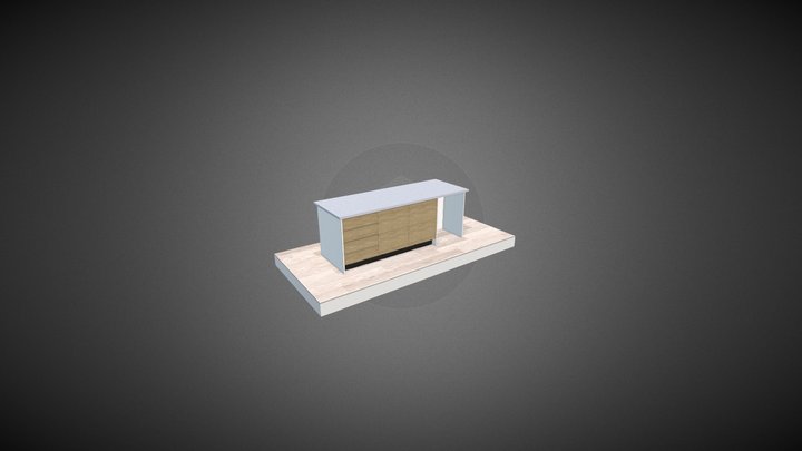 Kitchen bench 3D Model