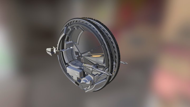 Monocycle 028 3D Model
