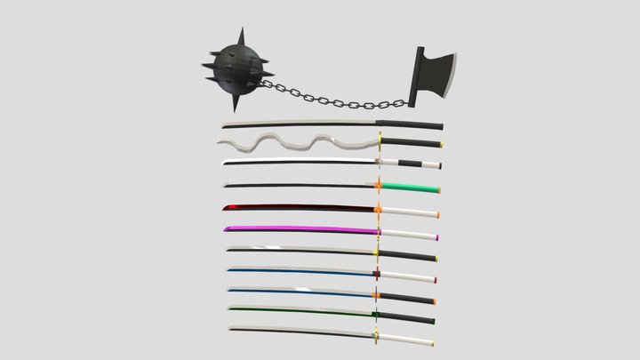 Katana 3D Model