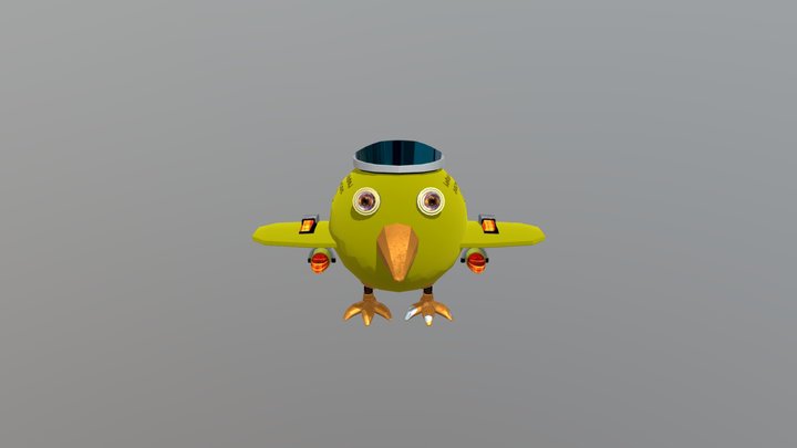 chick plane 3D Model