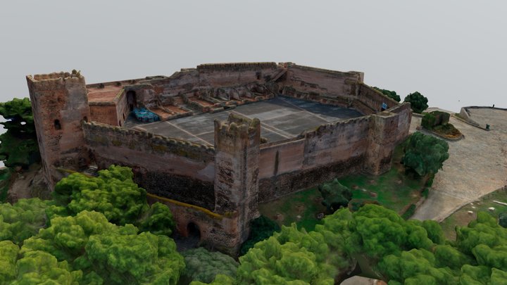 Mapa 3D Castillo de Sohail Fuengirola, Málaga 3D Model
