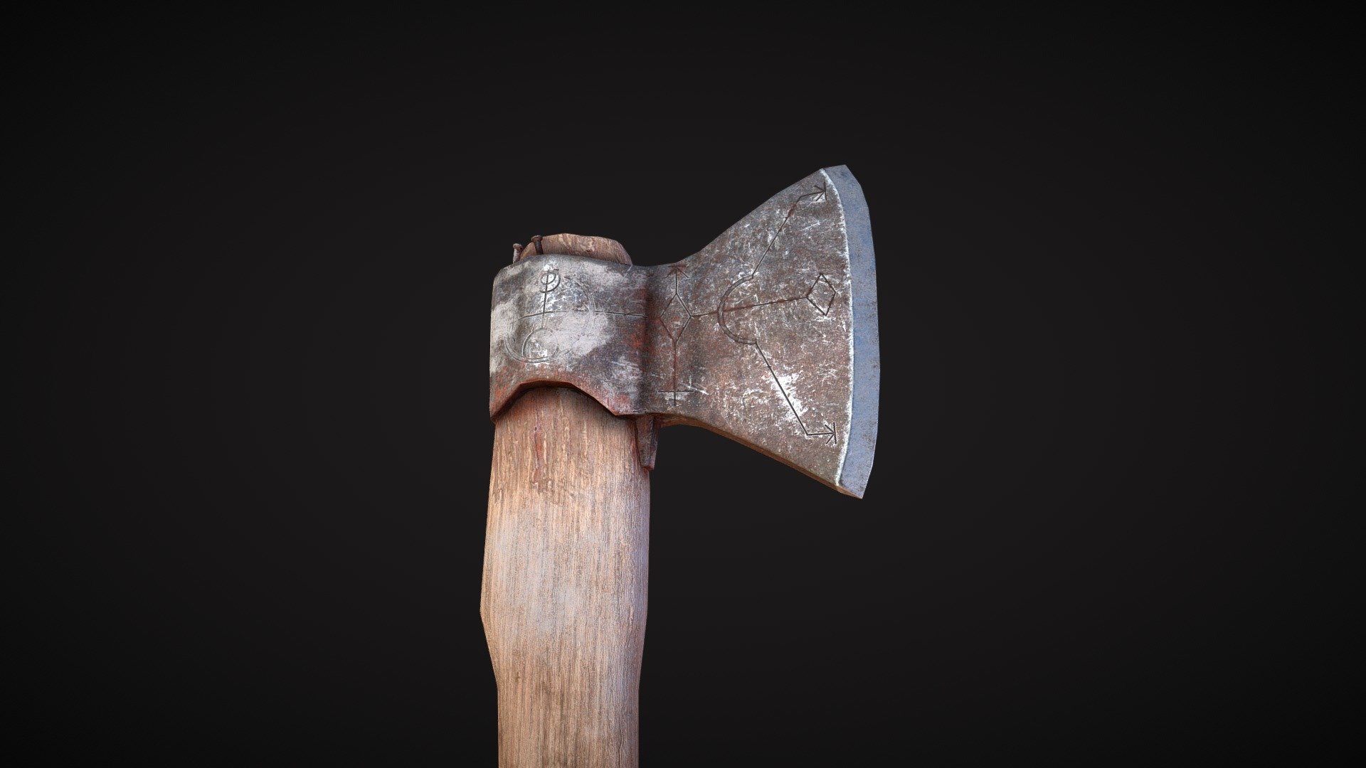 Old viking axe