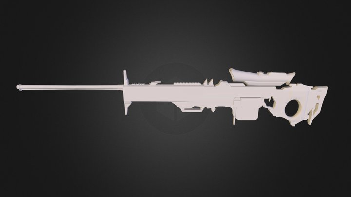 Future Sniper Spectre 3D Model